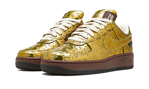 Air Force 1 Low Louis Vuitton Metallic Gold